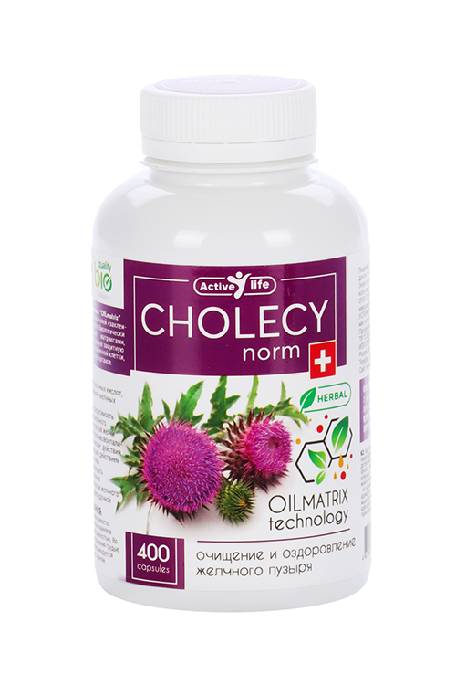 Комплекс Active life CHOLECY norm д/желчного пузыря/печени, 400 шт, капсулы