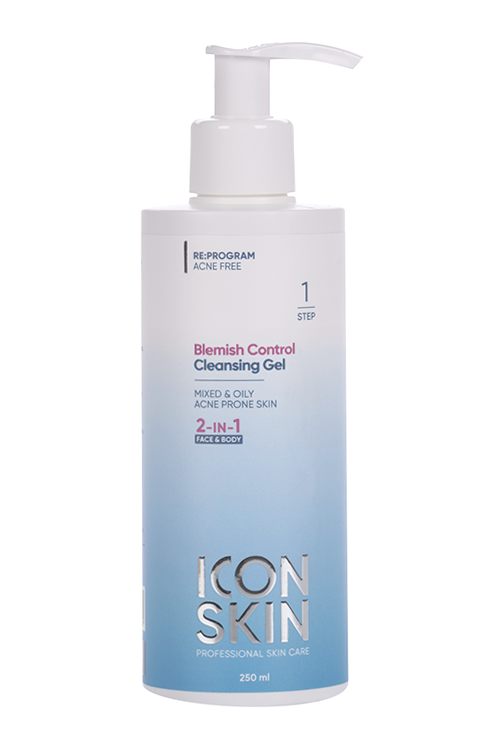 Гель ICON SKIN Blemish Control очищающ д/лица/тела, 250 мл