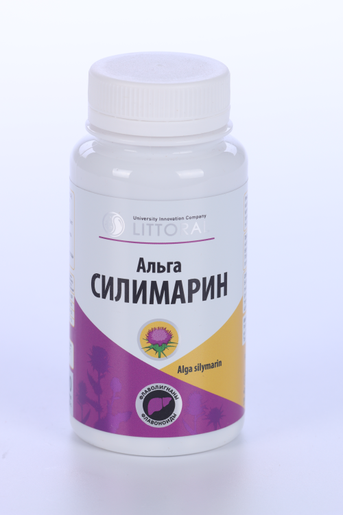 Альга Силимарин Littoral, 0,5 г, 90 шт, капсулы