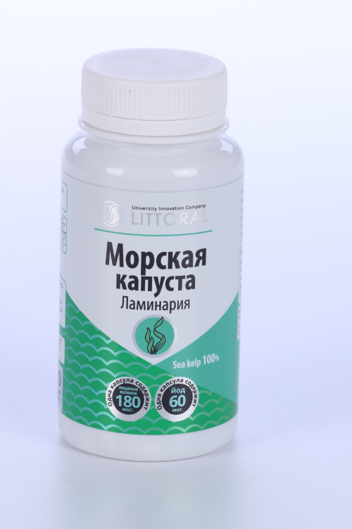 Морская Капуста Littoral, 0,5 г, 90 шт, капсулы