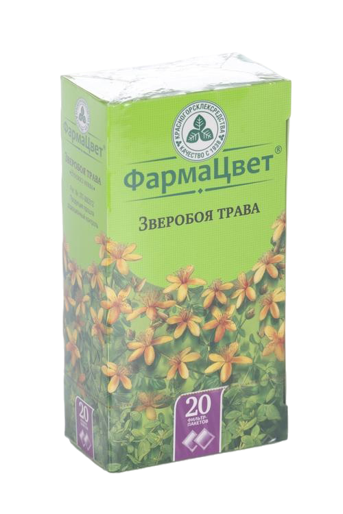 Зверобоя трава ФармаЦвет 1.5 г, 20 шт, сырье растительное-порошок Красногорск