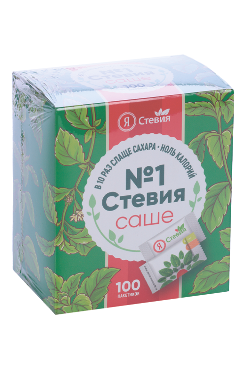 Стевия №1, 100 шт, саше  кор