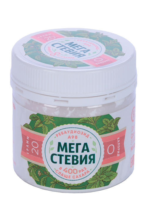 Мега Стевия, 20 г, порошок