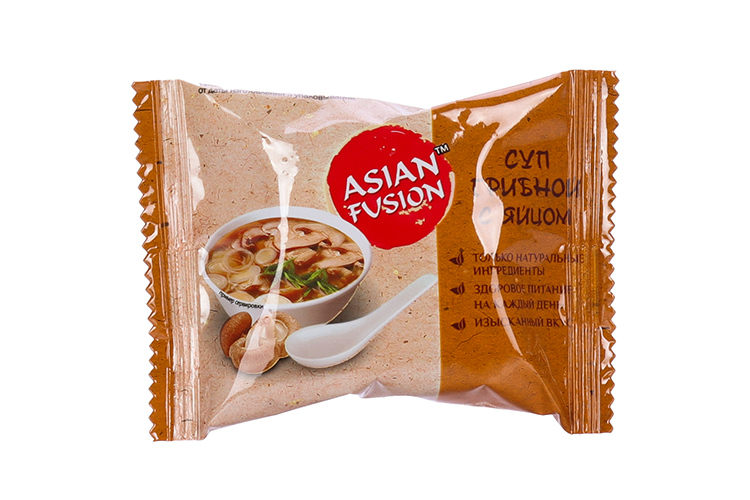 Суп Asian Fusion быстрого приготовления грибной с яйцом, 12 г