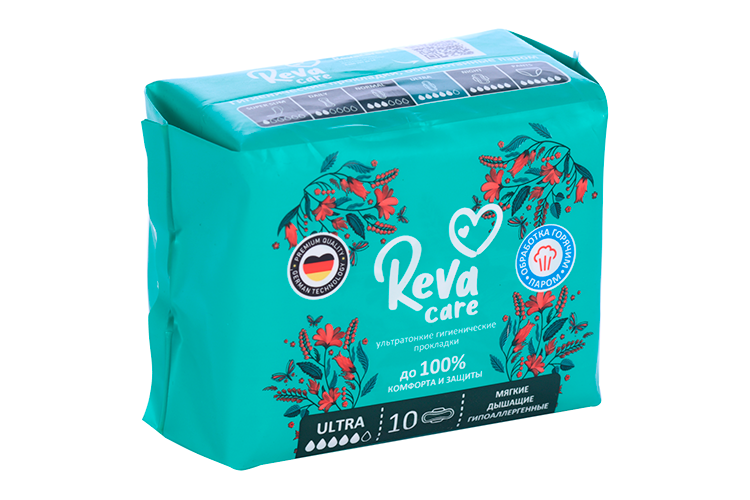 Прокладки Reva Care Ultra гигиенические, 10 шт