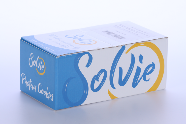 Батончик Solvie Protein Barre Пломбир с начинкой глазир б/сахара, 50 г, 24 шт