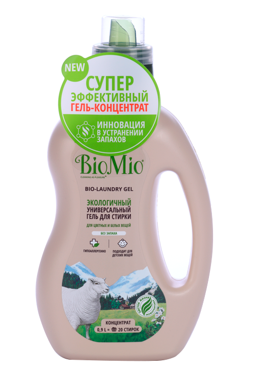Гель д/стирки BioMio Bio-Laundry Colors&Whites универсальный 900 мл