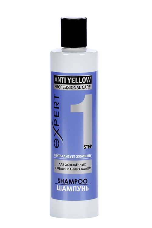 Шампунь Professional Care д/освет и мелир волос Anti Yellow, 300 мл