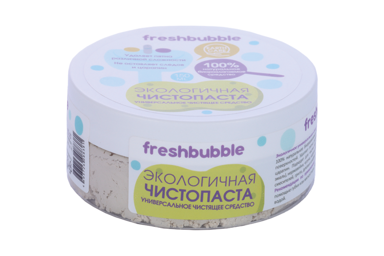 Чистопаста Freshbubble экологичная универсальное чистящее средство 150 мл