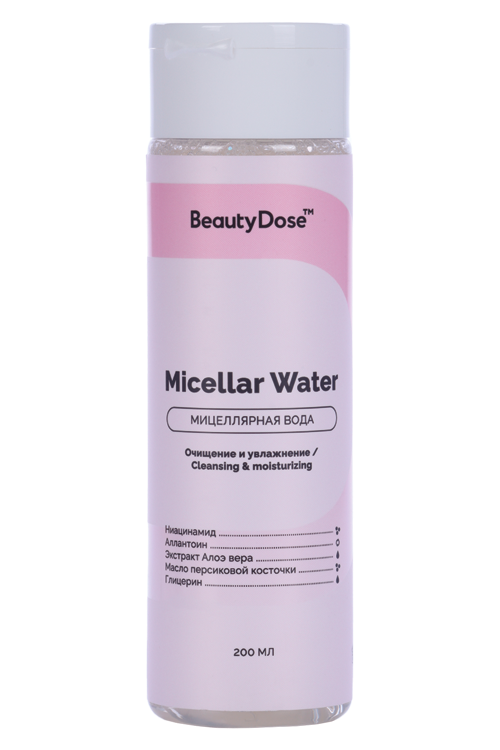 Вода мицеллярная BeautyDose д/всех типов кожи, 200 мл
