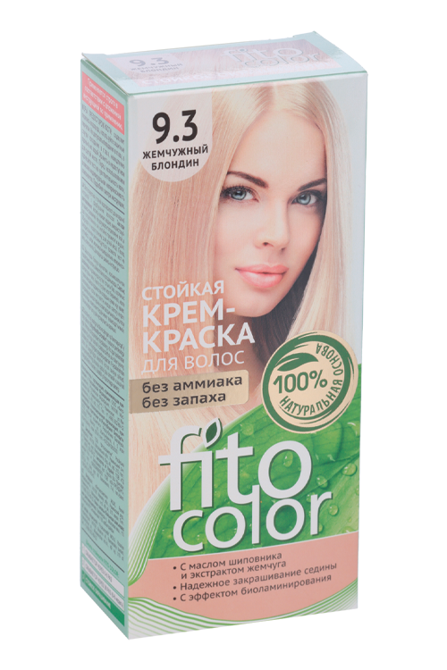 Крем-краска д/волос серии Fitocolor тон 9.3 жемчужный блондин 115 мл