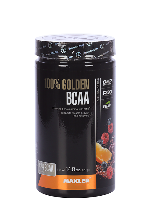 Golden BCAA 100% Maxler Fruit Punch, 420 г