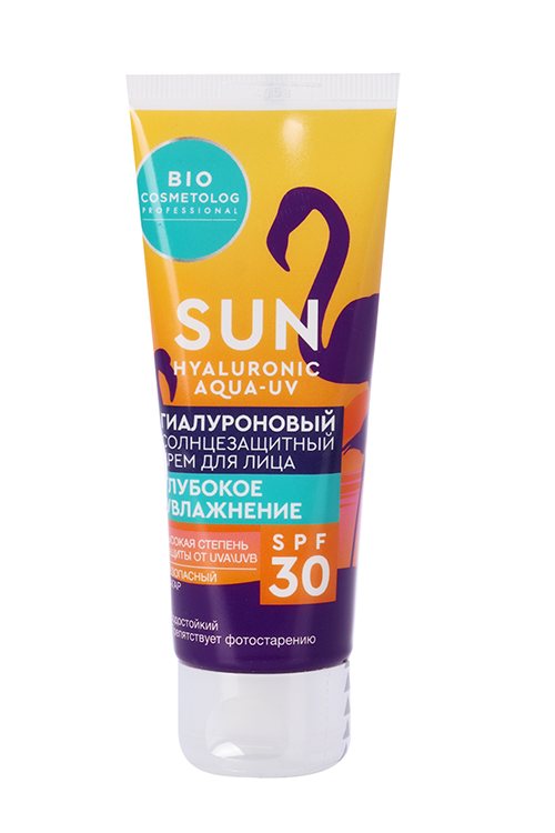 Крем д/лица Bio Cosmetolog Глубокое увлаж гиалурон солнезащит SPF 30, 50 мл