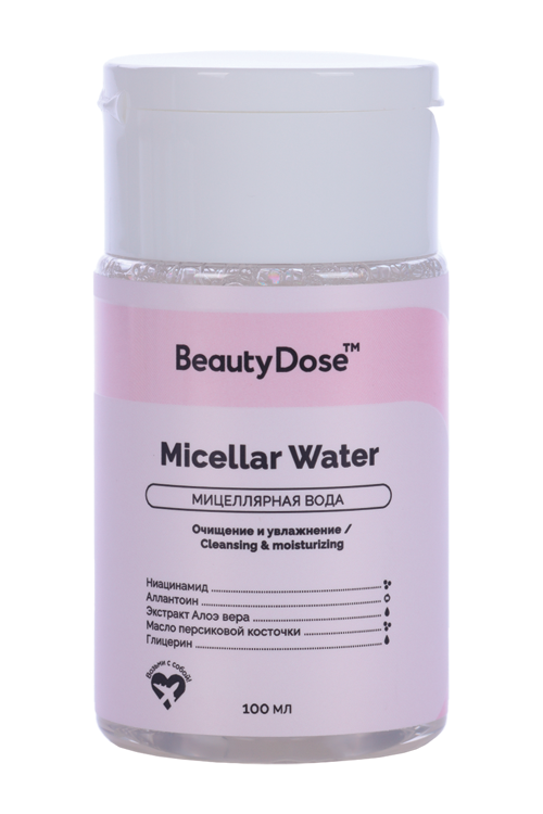 Вода мицеллярная BeautyDose д/всех типов кожи, 100 мл