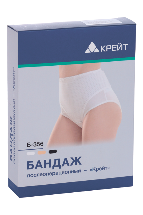 Бандаж Крейт п/операционный Б-356 р 1 (91-95 см), черный