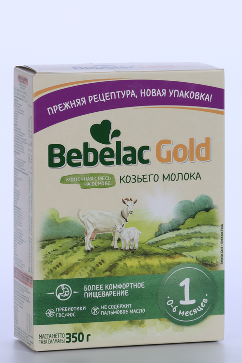 Смесь Бебелак Голд 1 молоч на основе козьего молока (0-6 мес), 350 г