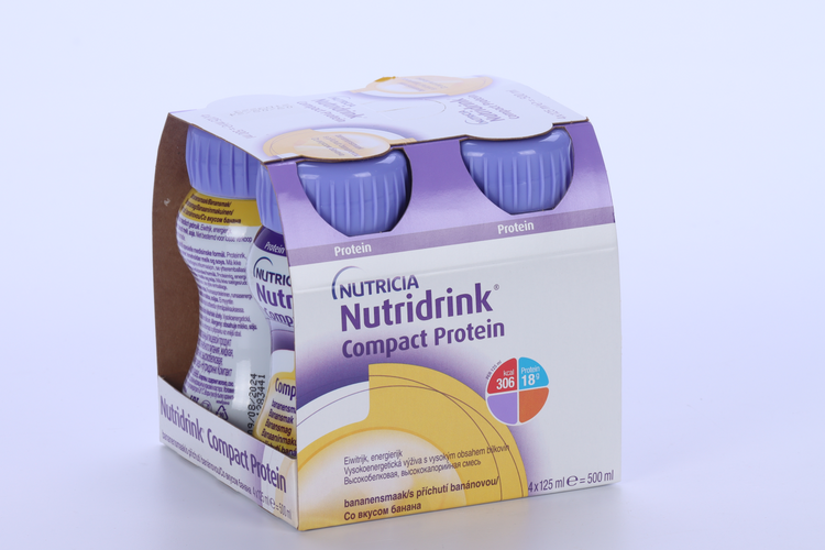 Смесь Nutricia Нутридринк Компакт Протеин банан, 125 мл, 4 шт