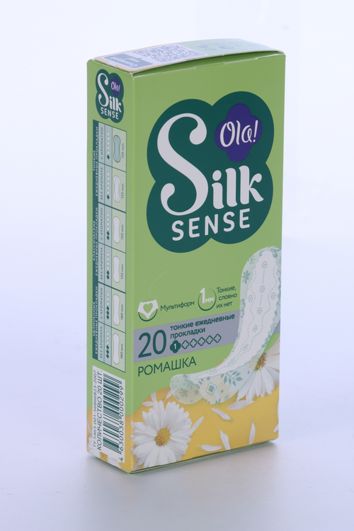 Салфетки Ola silk sense light стринг-мультиформ ромашка, 20 шт
