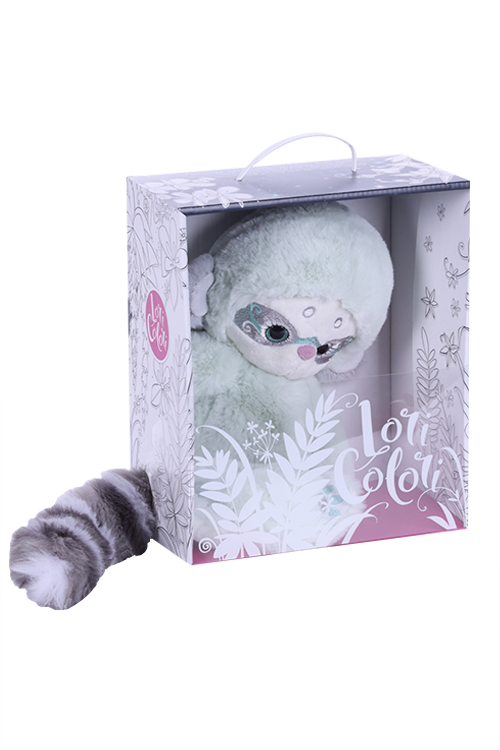 Игрушка Budi Basa Lori Colori Джу мятная мягкая 25 см