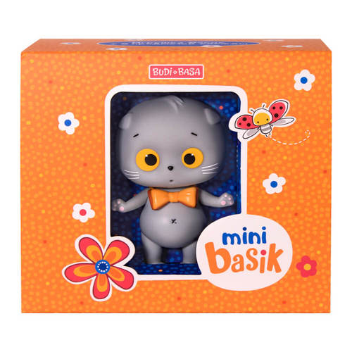 Набор Budi Basa Мини Кот Басик игрушка+5 предметов одежды Новые открытия 8 см