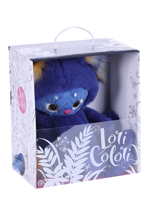 Игрушка Budi Basa Lori Colori Тоши синий мягкая 30 см