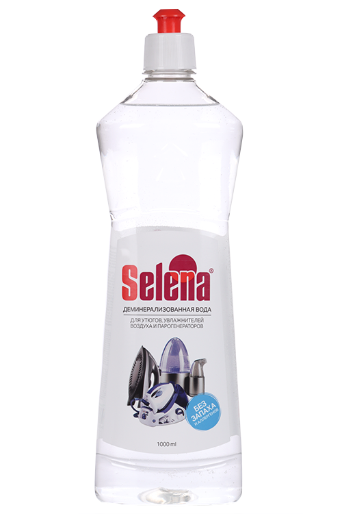 Вода д/утюгов Selena деминерализованная б/запаха 1 л