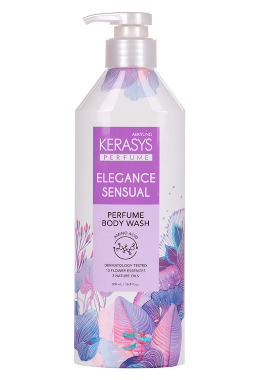 Гель д/душа Kerasys Элеганс парфюмир, 500 г