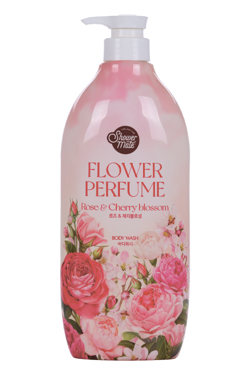 Гель д/душа Kerasys Shower Mate Роза, 900 г