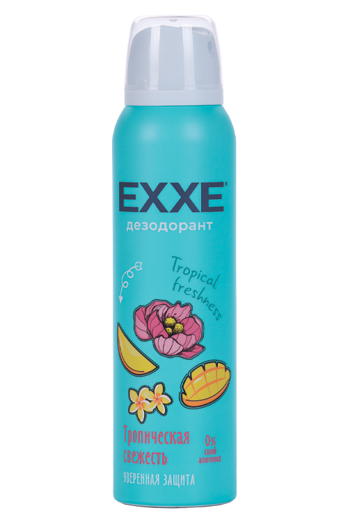 Дезодорант-спрей Exxe Tropical freshness Тропическая свежесть женский, 150 мл