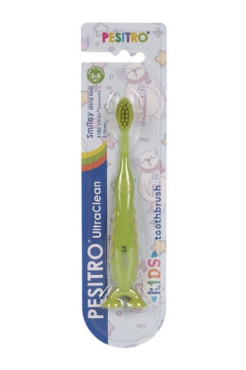 З/щетка Pesitro Smiley Ultra soft 5180 детская (3-5 лет), зеленая