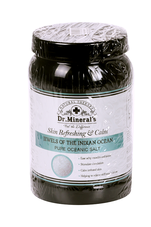 Соль д/ванн Dr Minerals Pure oceanic salt Jewels of Indian Ocean, 3 кг