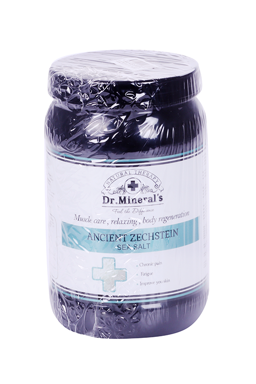 Соль Dr Minerals Ancient Zecshtein sea salt д/ванн магниевая банка, 2 000 г