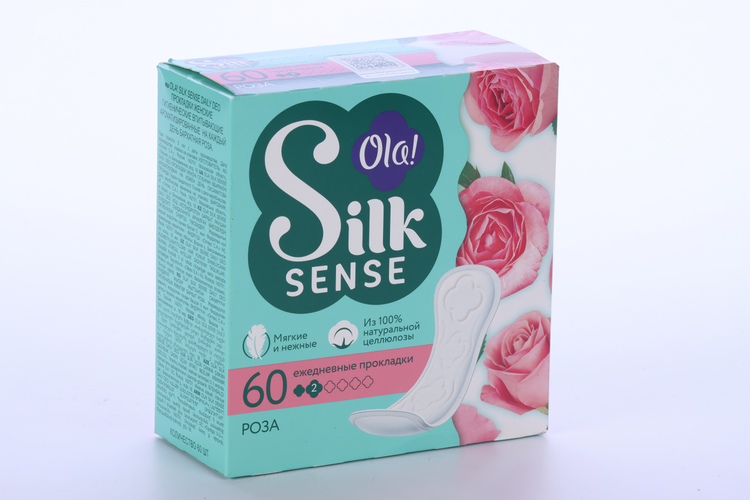 Салфетки Ola Silk Sense Daily Deo бархатная роза ежедн, 60 шт