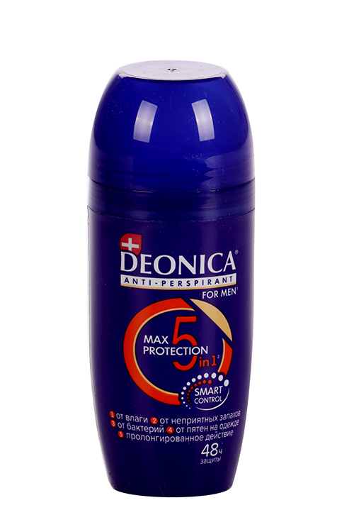 Антиперспирант Deonica for men 5Protection, 50 мл, ролик