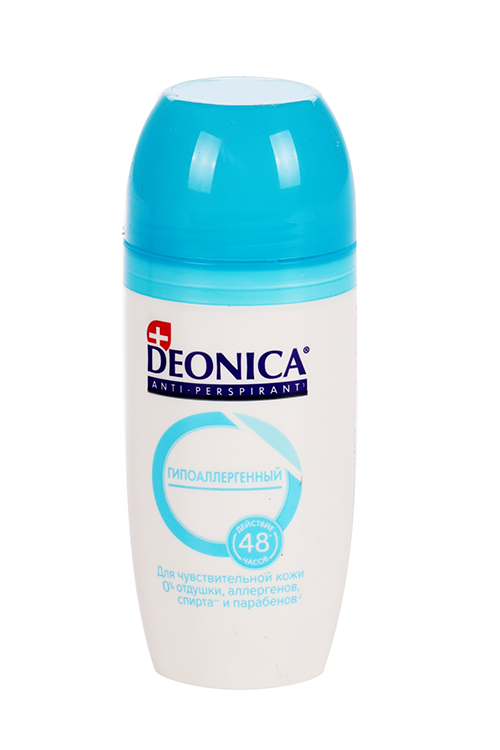 Антиперспирант Deonica Гипоаллергенный, 50 мл, ролик