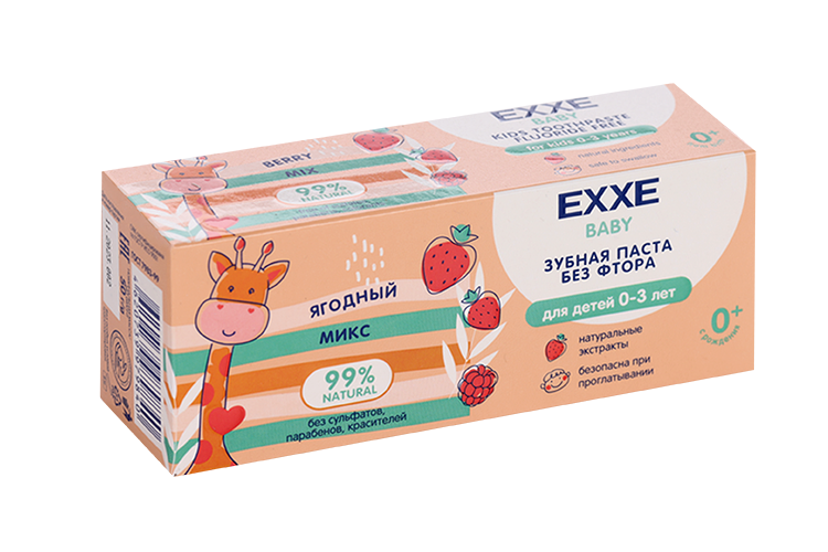 З/паста Exxe Ягодный микс (0-3 лет), 50 г