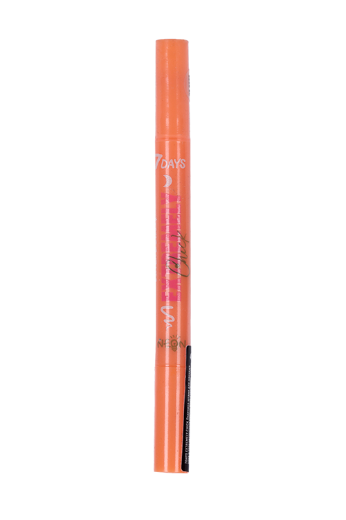 Подводка-штамп 7Days д/макияжа светящаяся UVglow Neon/703 Orange moon 2 мл