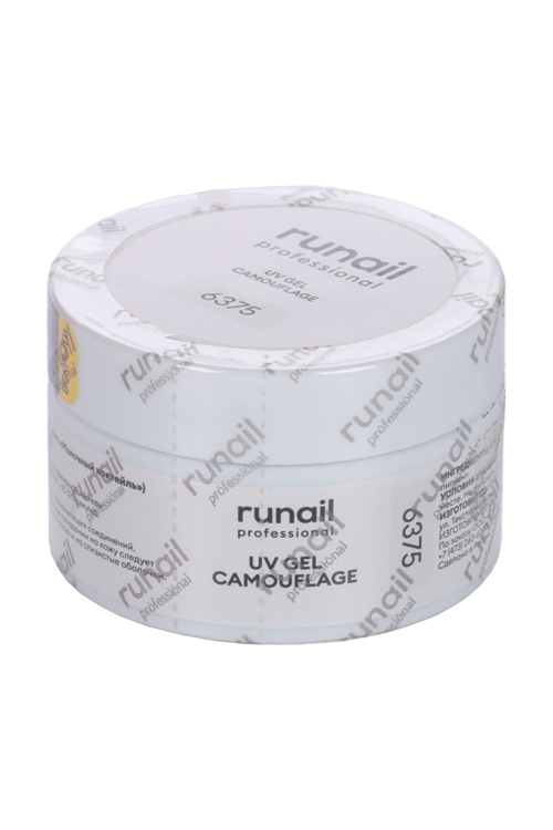 Гель RuNail Professional УФ д/наращивания ногтей молочный коктейль 15 г