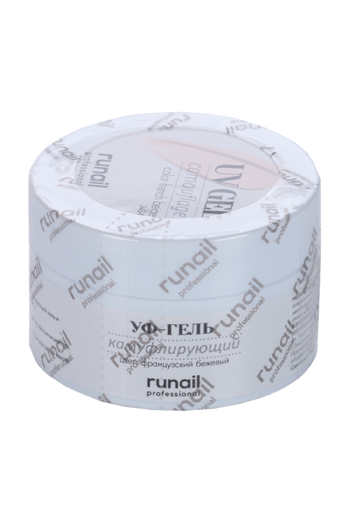 Гель RuNail Professional  УФ д/наращивания ногтей французский бежевый 15 г