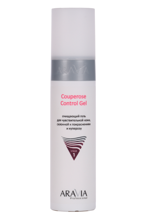 Гель ARAVIA Professional Couperose Control Очищающий д/чувств кожи склонной к покрас, 250 мл