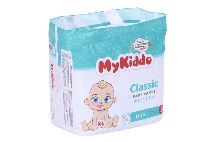 Подгузники-трусики MyKiddo Premium Classic 5 д/детей XL (12-20 кг), 34 шт