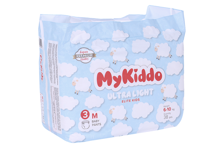 Подгузники-трусики MyKiddo Elite Kids Premium 3 ультратонкие д/детей M (6-10кг), 38 шт