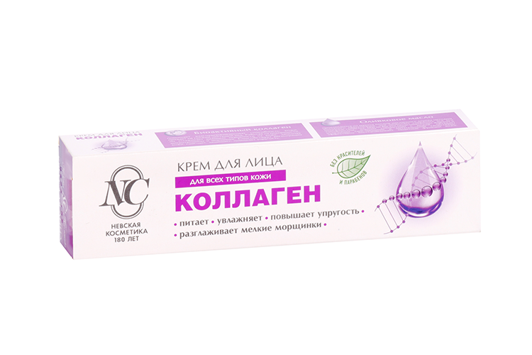 Крем Невская косметика Коллаген д/лица, 40 мл