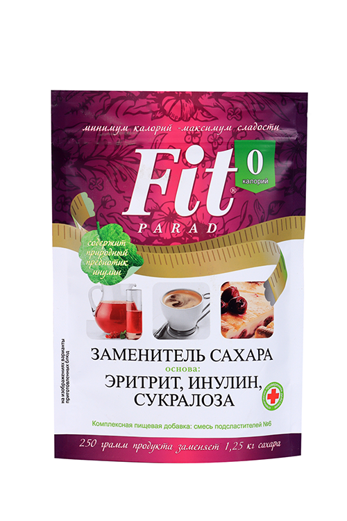Сахарозаменитель FitParad №6, 250 г, дой-пак
