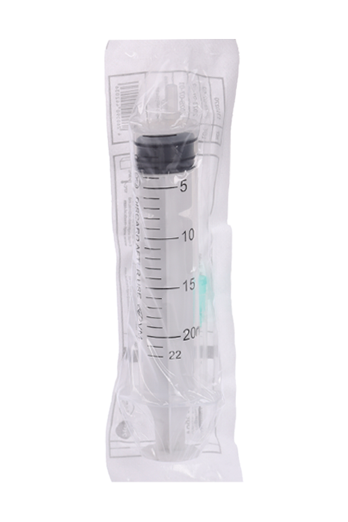 Шприц Vogt Medical 3-х комп с прилож иглой 21G 11/2″(0,8х40 мм), 20 мл
