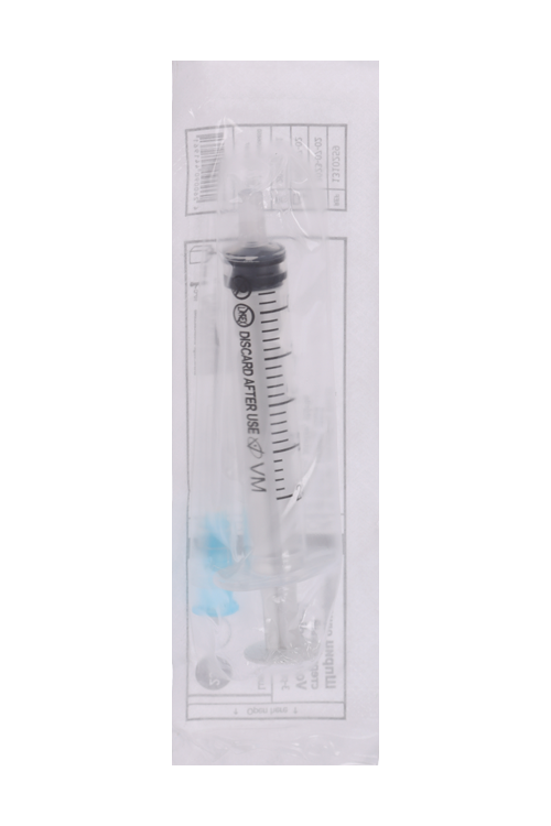 Шприц Vogt Medical 3-х комп с прилож иглой 23G 1 1/4″(0.6х30 мм), 2 мл