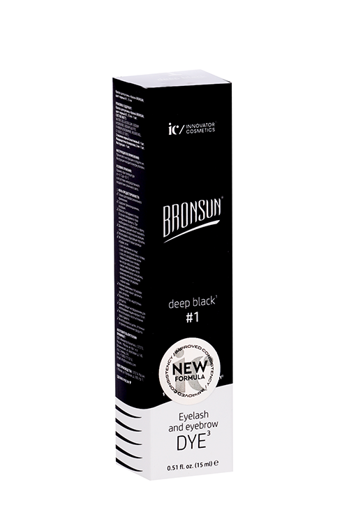 Краска INNOVATOR COSMETICS Bronsun д/ресниц и бровей цвет черный 15 мл