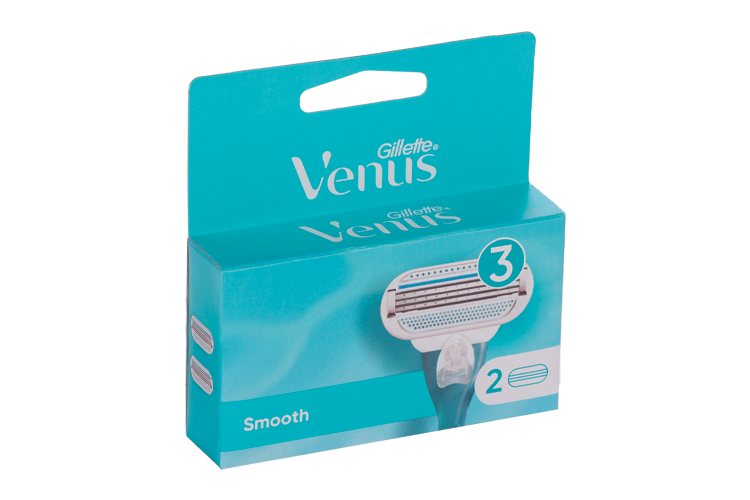 Сменные кассеты Venus smooth д/бритья, 2 шт