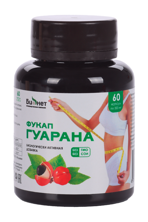 Фукап-Гуарана, 320 мг, 60 шт, капсулы