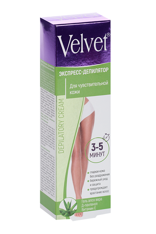 Экспресс-депилятор Velvet д/чувств кожи, 100 мл